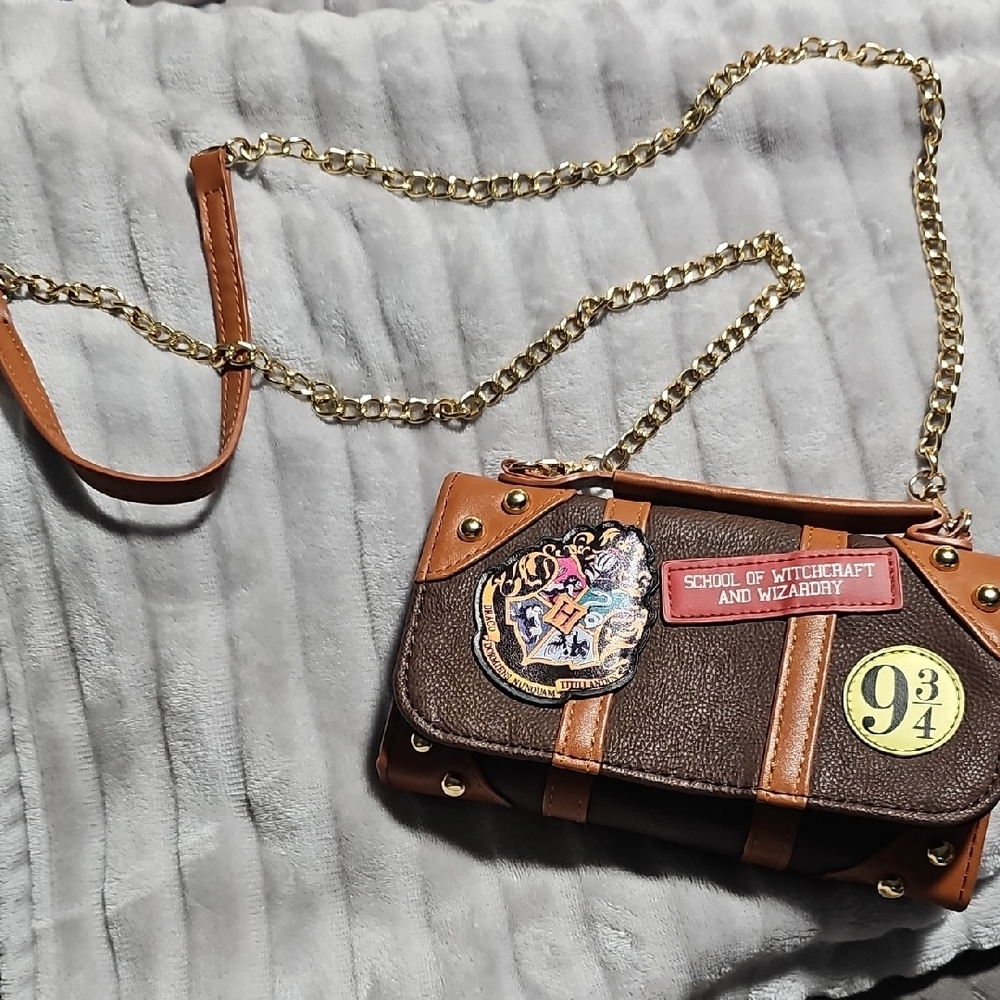 Brown Hogwarts Crossbody Bag